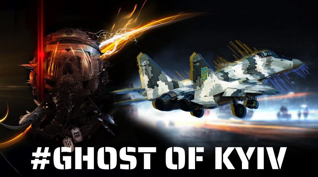 These Are Some Of The Most Creative Ways The ‘Ghost Of Kyiv’ Is Being Portrayed Online