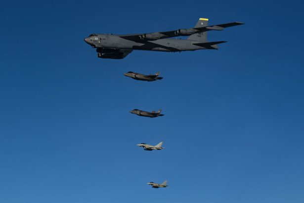 B-52 escort F-35