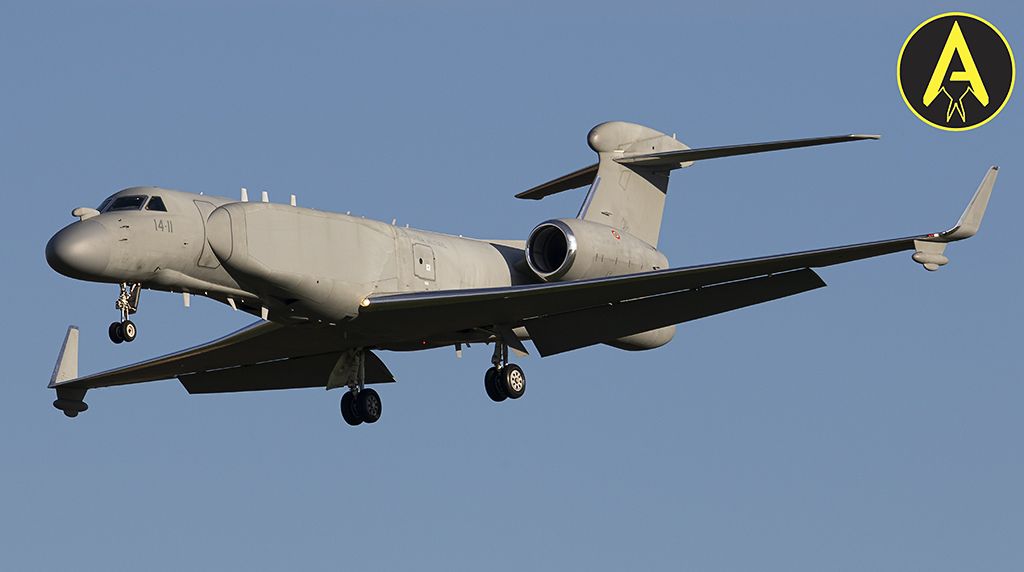Italian G550 CAEW Aircraft Carried Out First Surveillance Mission Over Eastern Europe Today