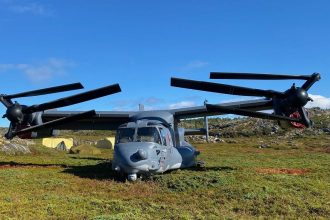 CV-22 Osprey Stranded Norway