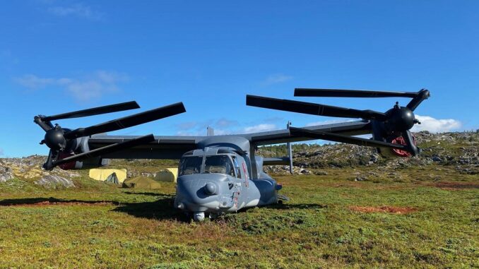 CV-22 Osprey Stranded Norway