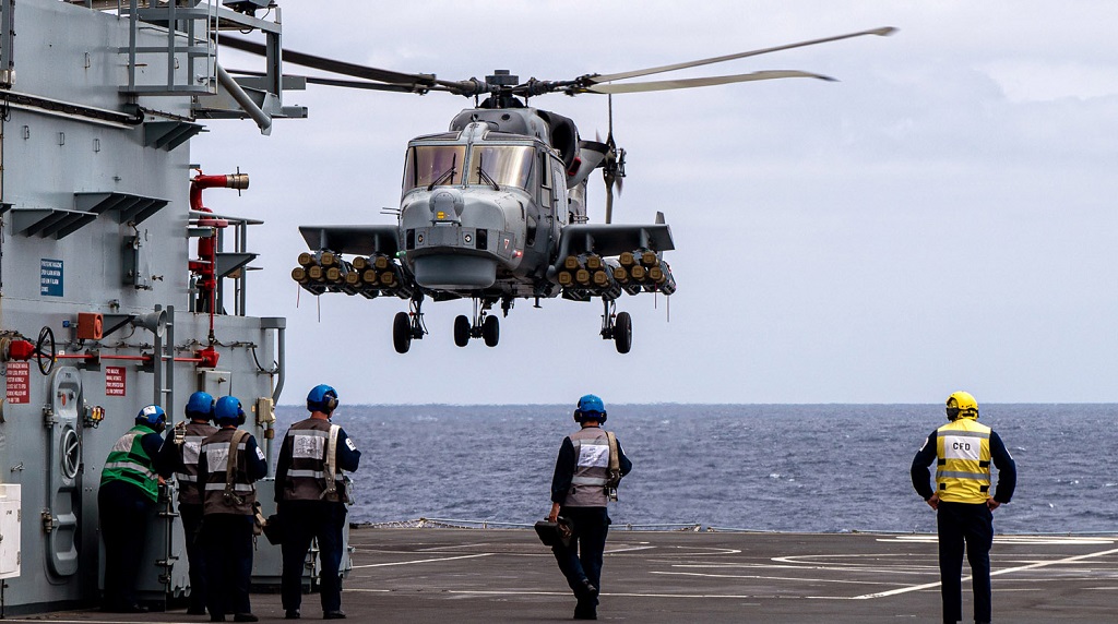 British AW159 Wildcat Complete Martlet And Sea Venom Missile Trials 