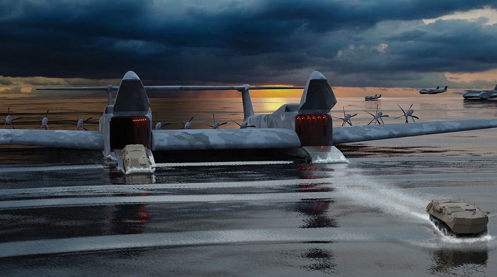 DARPA Deʋeloping Wing-In-Ground Effect Cargo Seaplane - The Aʋiationist