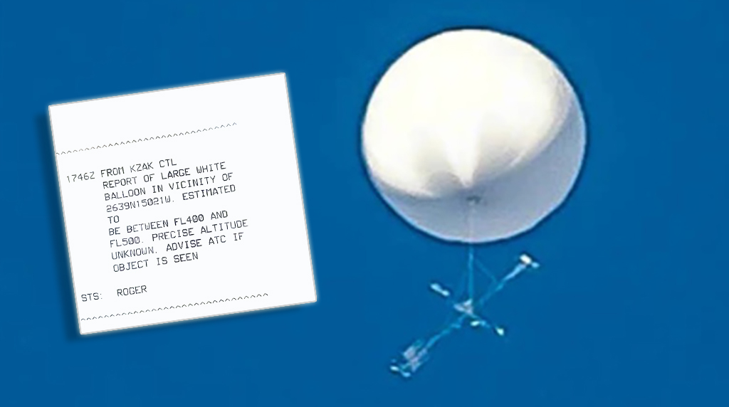 'Large White Balloon’ Reported East of Hawaii