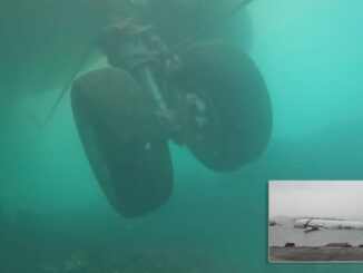 P-8 underwater