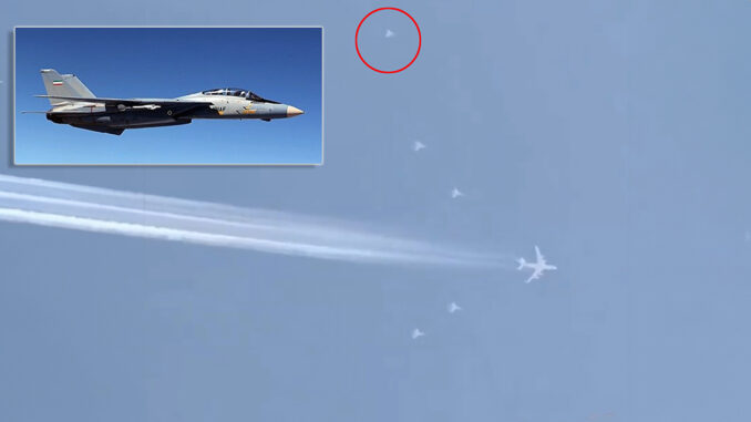 F-14 escorts Putin