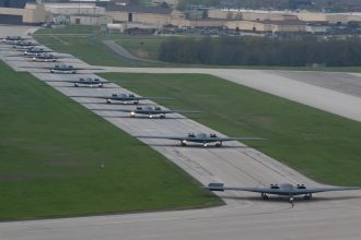 B-2 Mass Fly-Off