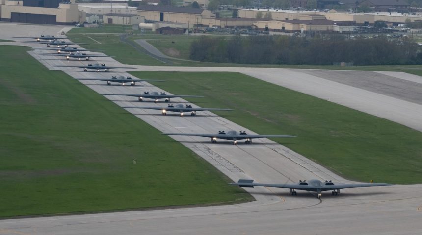 B-2 Mass Fly-Off