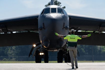 B-52 land civil airport