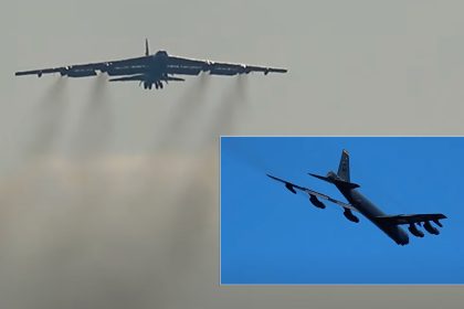 B-52 go around