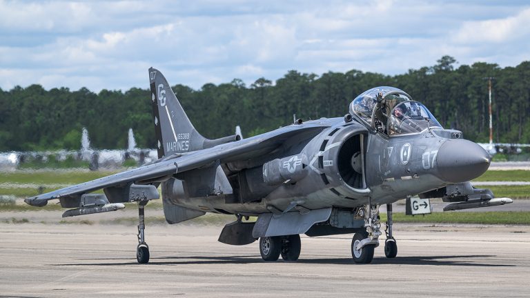 End Of An Era: MCAS Cherry Point Hosts Final USMC AV-8B Harrier II Demo ...