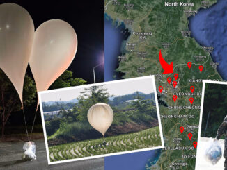 North Korea balloons