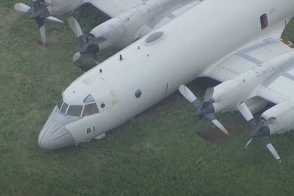 P-3C off runway