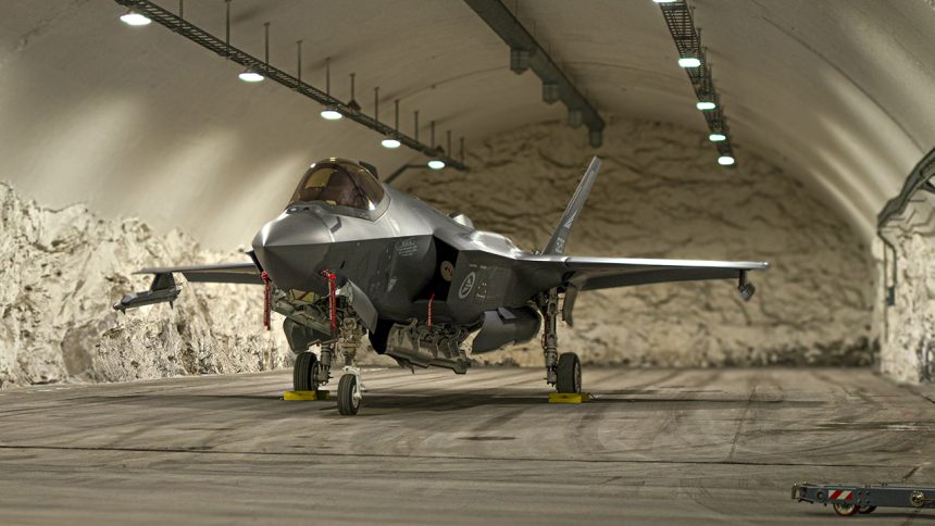 F-35 mountain hangar