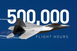 500,000 Flight Hours F-22