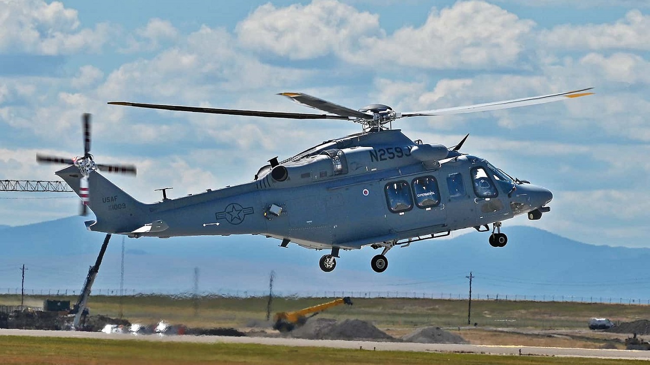 U.S. Air Force Receives First Production MH-139A Helicopter At Malmstrom AFB