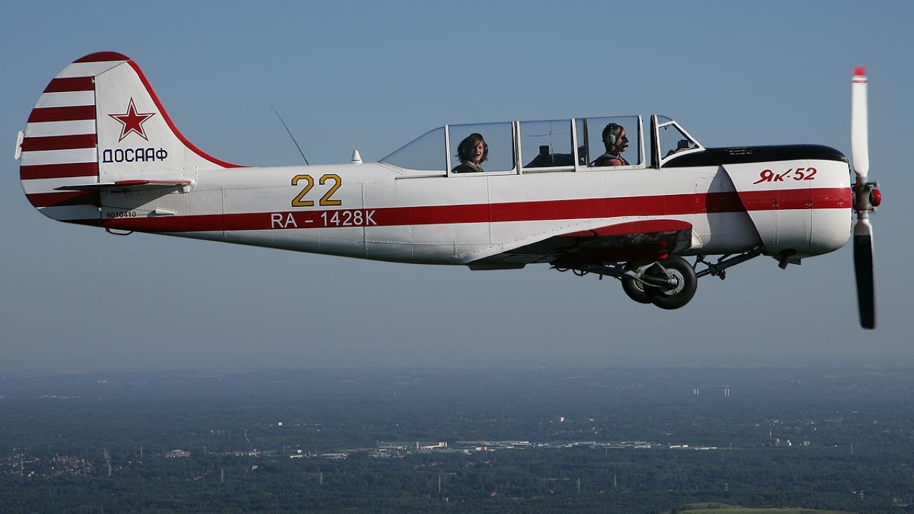 Russia to Modernize its Yak-52 Trainers to Shoot Down Ukrainian Kamikaze Drones