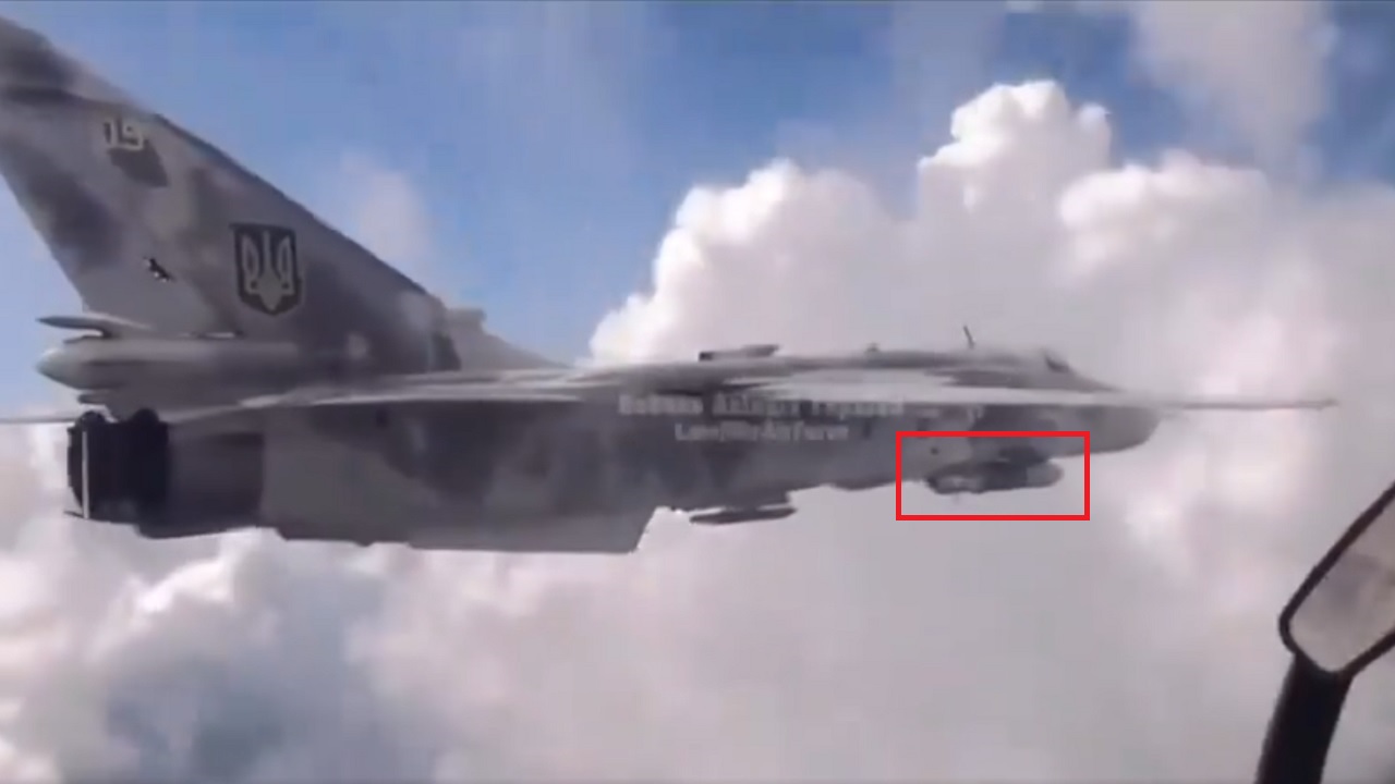 Ukraine Reveals New Guided Glide Bomb on the Su-24 Fencer