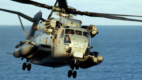 U.S. Navy Tests Sonobuoy Deployment from CH-53E Super Stallion Helicopter