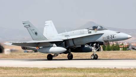 Spanish EF-18 Hornet Crashes Killing Pilot