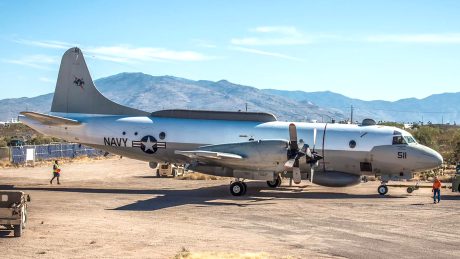 EP-3E Spy Plane Involved in 2001 Collision with Chinese J-8 Joins Pima Air and Space Museum