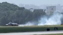 F-22 tire burst