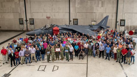 Fleet Readiness Center East Delivers Final AV-8B Harrier to Fleet