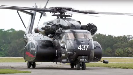 Massive MH-53E Sea Dragon Helicopter Delivered To The Valiant Air Command Warbird Museum