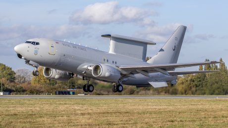 First Wedgetail AEW1 Receives Royal Air Force Paint Scheme