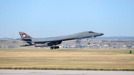 Ellsworth’s B-1B Lancers Practice Long-Range Strikes with JASSMs in Full-Scale Readiness Exercise Raider Reach