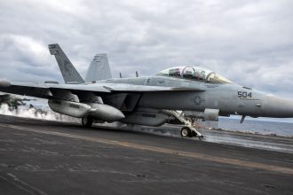 EA-18G crash