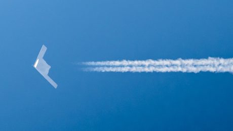 Take A Look At These New Photographs Of The B-21 Raider During A Test Flight