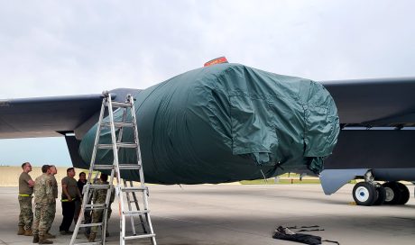 New Engine Covers Help the Air Force Protect B-52s from Ice, Saving Time and Millions