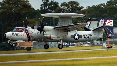 VAW-123 Retires Its Last E-2C Hawkeye to the ‘Boneyard’