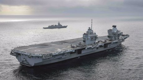 Suspicious Drone Spotted Near HMS Queen Elizabeth Aircraft Carrier During Port Call In Germany