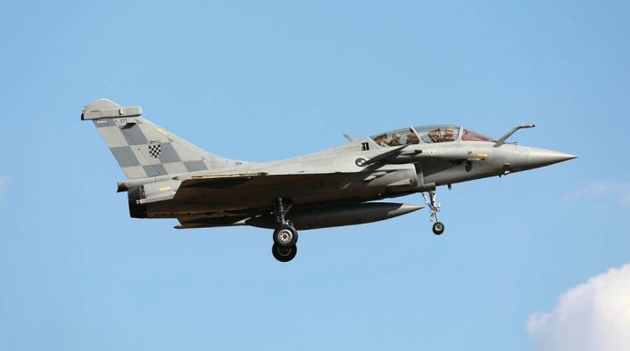 The first Rafale B for the Croatian Air Force