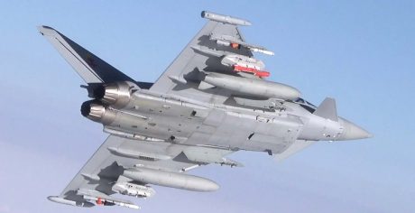 Royal Air Force Typhoon Test-fires latest SPEAR 3 Cruise Missile in Sweden