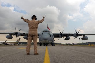 KC-130J circumnavigation