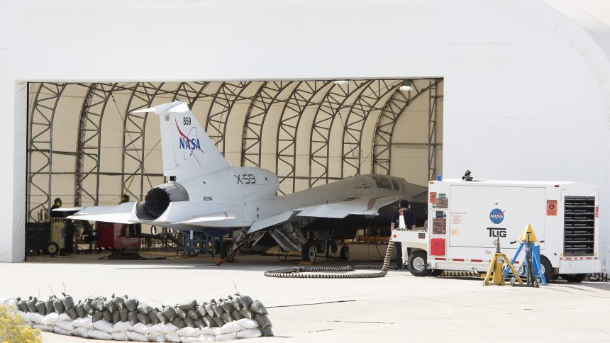 X-59 engine tests