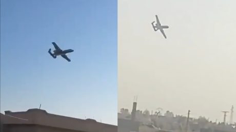 Videos Surface of U.S. A-10s Flying Over Deir Al Zor Amid Syrian Army Clashes with SDF Forces