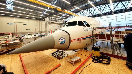 Airbus Unveils A320 Flying Testbed with New Nose for ECRS Mk.1 Radar Testing