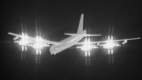 Royal Norwegian Air Force Releases Rare IR Images of B-52 Flying Over the Norwegian Sea