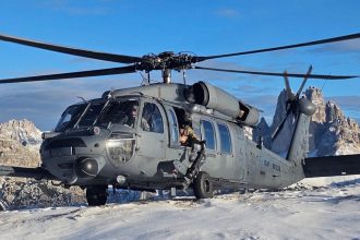 Last active duty HH-60G mission