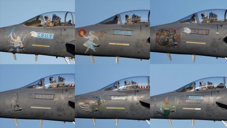 Nicknames, Nose Art, and Bomb Markings of the Final 492nd FS F-15Es Returning from the Middle East