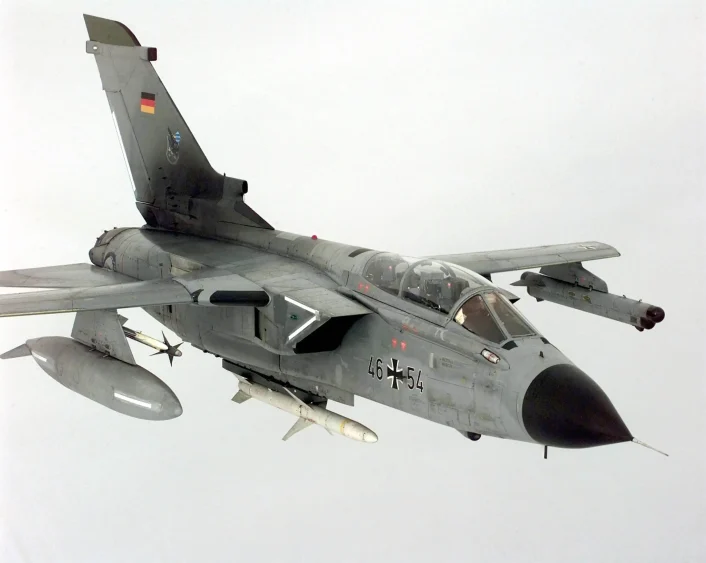 Luftwaffe Panavia Tornado ECR, armed with an AIM-9