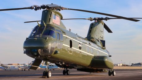 Check Out These Stunning Images of the Recently Restored Iconic Presidential CH-46F Sea Knight