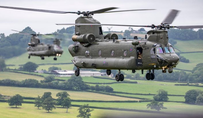 RAF Chinook CIRCM 2