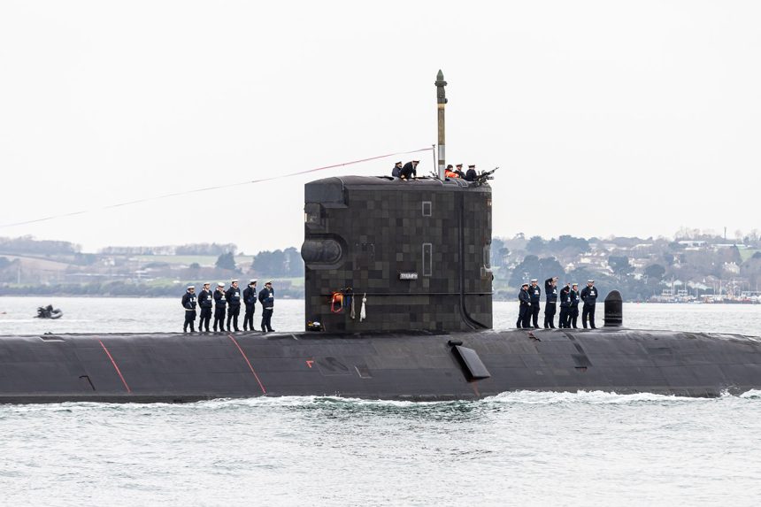 Final Trafalgar Class Submarine HMS Triumph Returns Home for ...