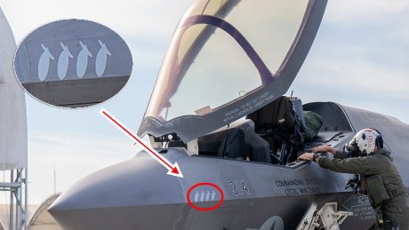 VMFA-314 F-35Cs Return From Combat With Some Interesting Bomb Markings