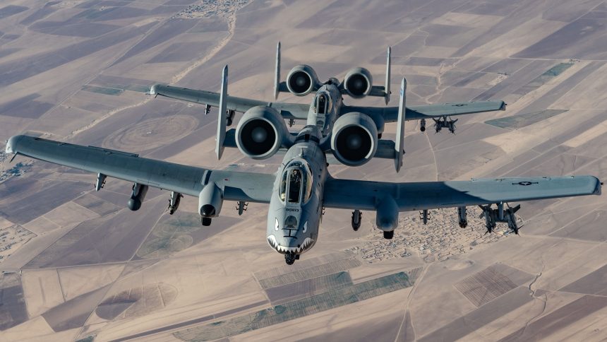 A-10 stuck Sigonella